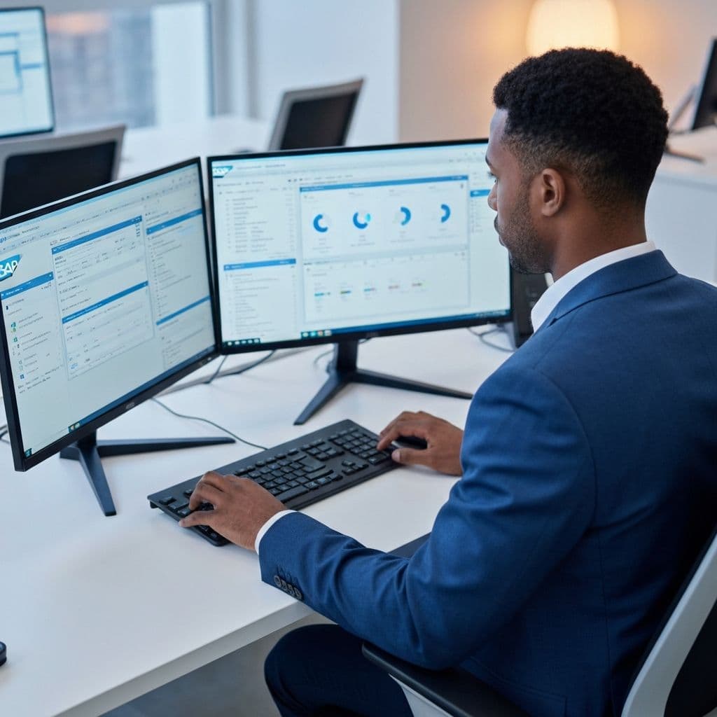 IT-Spezialisten bei der Arbeit an Enterprise-Software